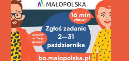 Grafika budżet obywatelski małopolski